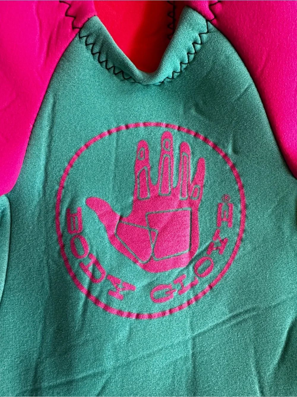 12-24M Body Glove Toddler Neoprene Shorty Wetsuit Aqua Pink Surf Swim EUC